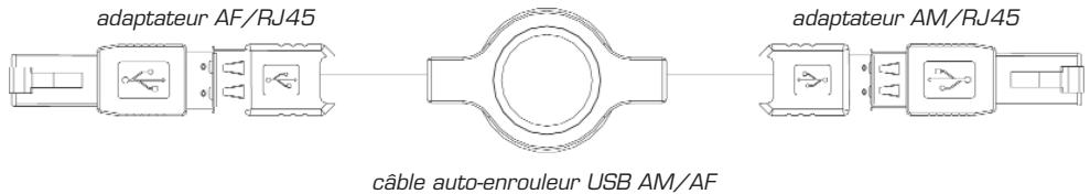 DICOTA GATE - Pour connecter une fiche Ethernet - 1