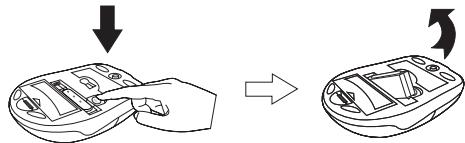 DICOTA KANGAROO - - Staccare il ricevitore dal mouse - 1