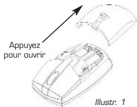 DICOTA SWITCH - Raccordement du récepteur de la souris: - 1