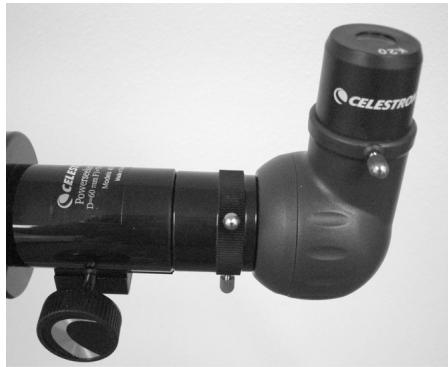 CELESTRON POWERSEEKER 50AZ - Installing the Diagonal & Eyepiece (Refractor) – 60AZ & 70AZ - 1