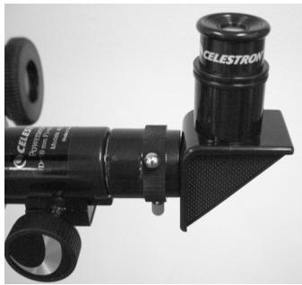 CELESTRON POWERSEEKER 50AZ - Installing the Diagonal & Eyepiece (Refractor) - 50AZ - 1