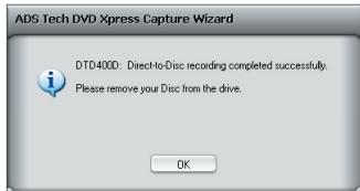 ADS TECH DVD XPRESS DX2 USBAV-714 - Recording to Disc - 1