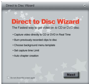 ADS TECH DVD XPRESS DX2 USBAV-714 - CapWiz "Direct-to-Disc"-Assistant - Kurzanleitung - 2