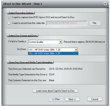 ADS TECH DVD XPRESS DX2 USBAV-714 - Diskettenlaufwerk auswahlen - 1