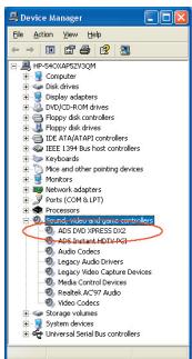 ADS TECH DVD XPRESS DX2 USBAV-714 - Hardware-Installation überprüfen - 1