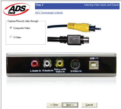 ADS TECH DVD XPRESS DX2 USBAV-714 - Videoeingänge & -ausgänge ausgehalten - 1