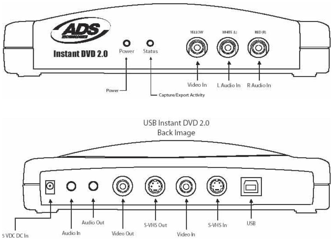 ADS TECH INSTANT DVD 2.0 - USB 1.1 - 1