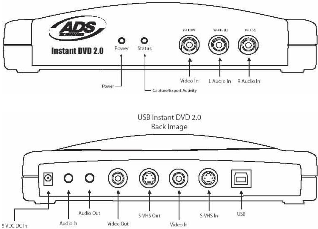 ADS TECH INSTANT DVD 2.0 - USB 1.1 - 1
