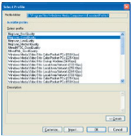 ADS TECH INSTANT VIDEO PCI PTV-390 - Step 1. Customize or Select Different Quality Profiles: - 3