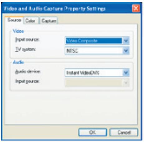 ADS TECH INSTANT VIDEO PCI PTV-390 - Step 1. Selecting Capture Properties: - 2