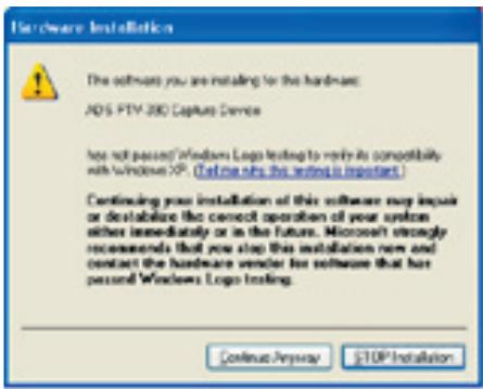 ADS TECH INSTANT VIDEO PCI PTV-390 - Optional precaution: - 2