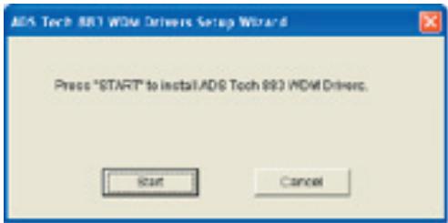 ADS TECH INSTANT VIDEO PCI PTV-390 - Étape 2. installation des pilotes : - 2