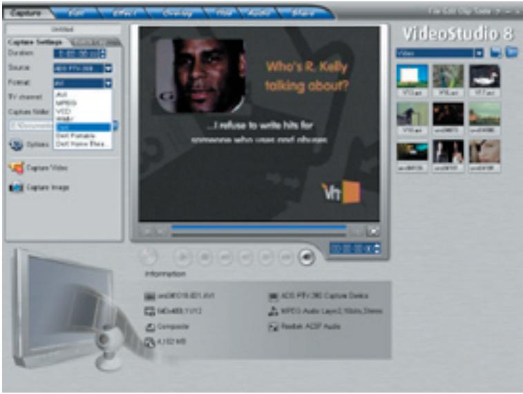 ADS TECH INSTANT VIDEO PCI PTV-390 - Capturing in DivX Format: - 1
