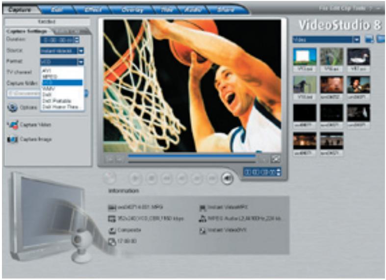 ADS TECH INSTANT VIDEO PCI PTV-390 - Capturing in VCD (MPEG-1) Format: - 1