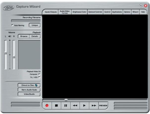 ADS TECH INSTANTDVD+MP3 - Wenn Sie das erste Mal mit Capture Wizard arbeiten - 1