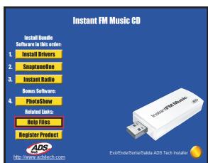 ADS TECH INSTANTFM MUSIC - Guide rapide d'installation du logiciel - 5