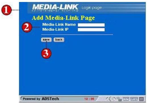 ADS TECH MEDIA-LINK MXL-580 - Comment ajouter le logiciel media-link - 1