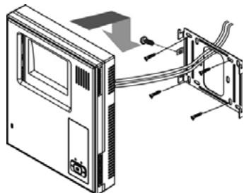 MARMITEK DOORGUARD 300 - Stap 3 Monteren van de monitor aan de muur (afbeelding 7). - 1