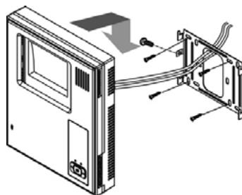 MARMITEK DOORGUARD 300 - Schritt 3 Den Monitor an die Wand montieren (Abbildung 7). - 1