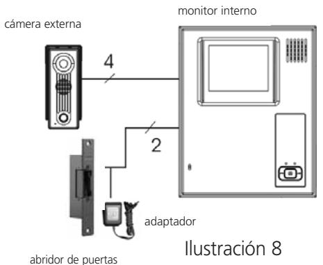 MARMITEK DOORGUARD 300 - a. Conexión de un abridor de puertas. - 1