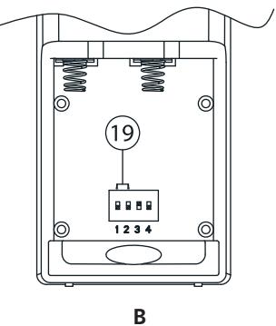 MARMITEK DOORPHONE 120 - Impostazione del canale della cornetta - 2