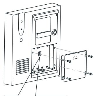 MARMITEK DOORPHONE 120 - Ajuste de canales unidad externa (solo para el ajuste de unidades externas con un tiempo(1)): - 2