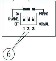 MARMITEK DOORPHONE 120 - Ajuste de canales unidad externa (solo para el ajuste de unidades externas con un tiempo(1)): - 3