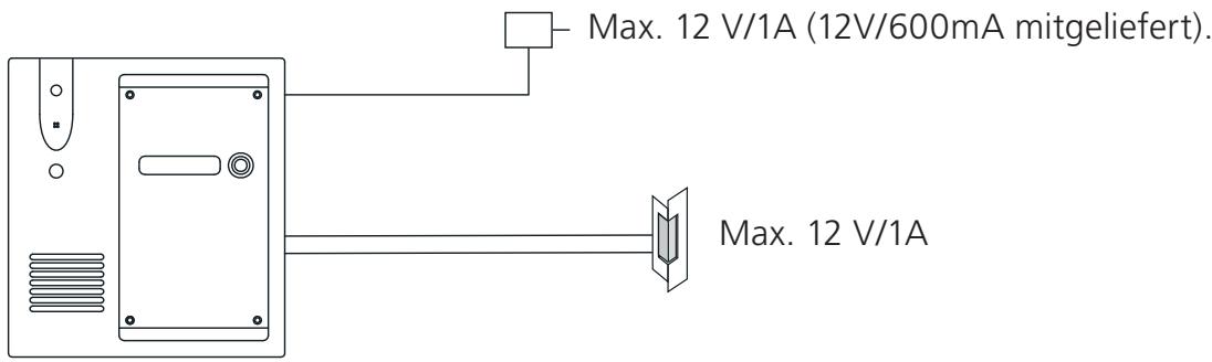 MARMITEK DOORPHONE 120 - Anschluss eines elektrischen Türoeffners (optional: - 1