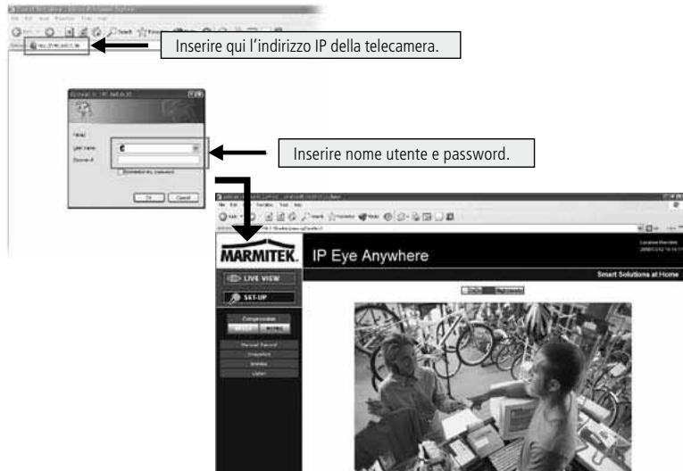 MARMITEK IP EYE ANYWHERE - Accedere alla telecamera - 1