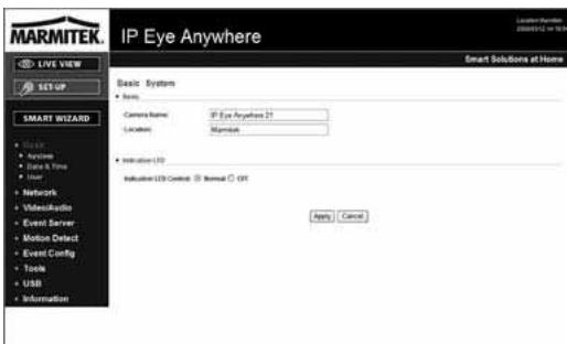 MARMITEK IP EYE ANYWHERE - Accessing to the Camera - 2