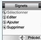 MAXON MX-C90 - Appuyez sur 2 pour sélectionner «signets - 6