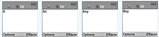 MAXON MX-C90 - ENTRER des lettres et des chiffres - 1