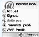 MAXON MX-C90 - Appuyez sur 23 pour sélectionner « boîte PUSH - 1