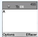 MAXON MX-C90 - ENTRER des lettres et des chiffres - 1