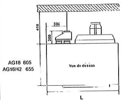S.PLUS AG 42 E2C - Raccordement de la ventouse horizontale - 3