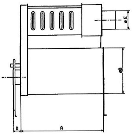 S.PLUS C70 F2 - Dimensions chambre de combustion - 1