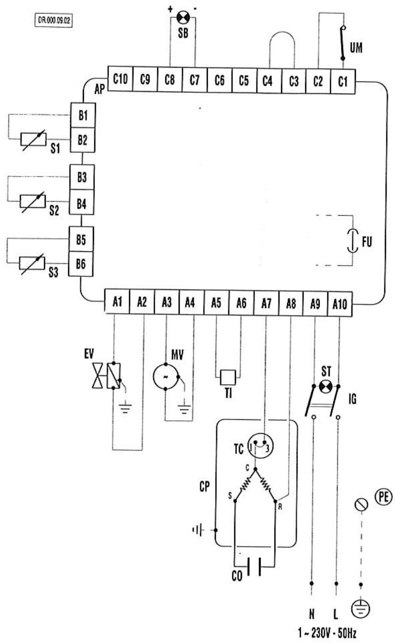 S.PLUS DM 80 - SCHEMA Electrique DM 80 - 1