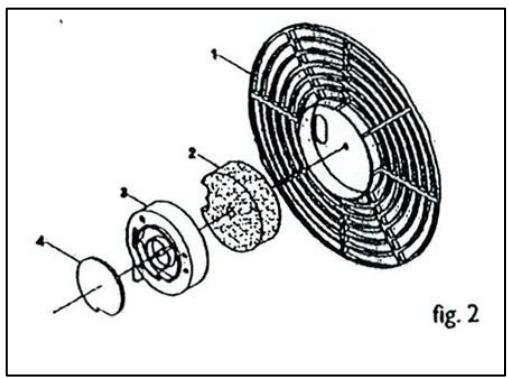 S.PLUS EF 38 CA - Filtres à air (fig. 2) - 1