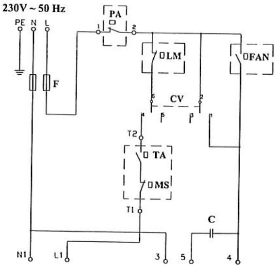 S.PLUS GEN 390 G2 - Schéma électrique GEN 70 G2 - 1