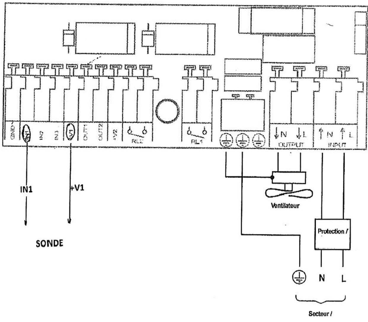 S.PLUS RA 150 - Reperage des entrees / sorties du regulateur RA 150 V2 - 1
