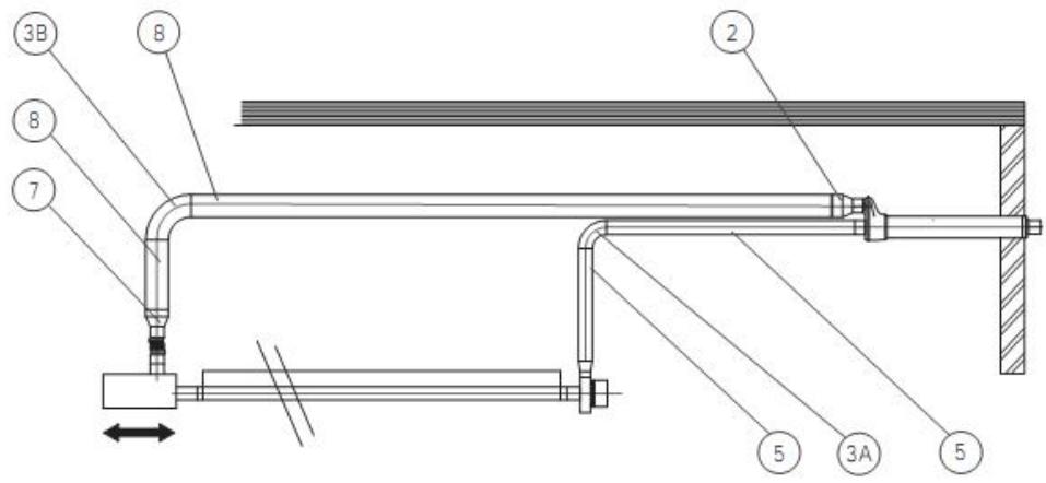 S.PLUS RBT 320 L DA - -Evacuation ventouse murale -Type C12 - 1