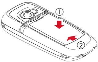 SENDO P600 - Pour remplacer la face de la batterie - 2