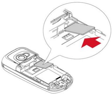 SENDO P600 - Installation de la carte SIM - 1
