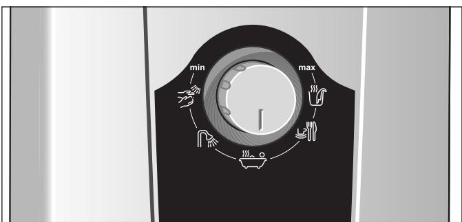 DIMPLEX DEE 1803 - How to operate the continuous-flow heater - 1
