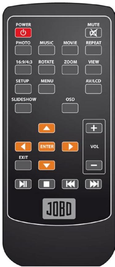 JOBO PDJ100 - Télécommande et boutons de commande - 1