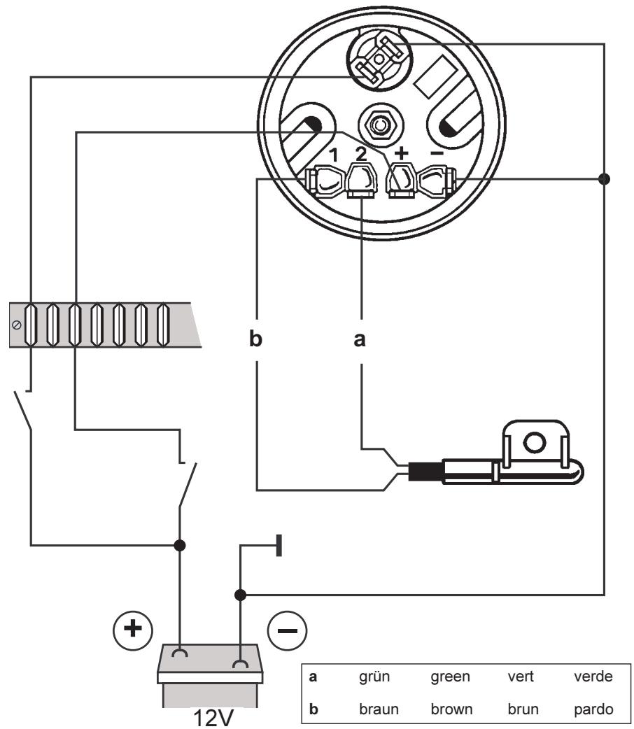 VDO REMOTE TEMPERATURE INDICATOR - 1