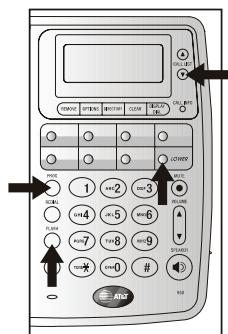 AT&T AT&T 950 - Entrer un numéro en mémoire dans une adresse mémoire de composition à une touche - 1