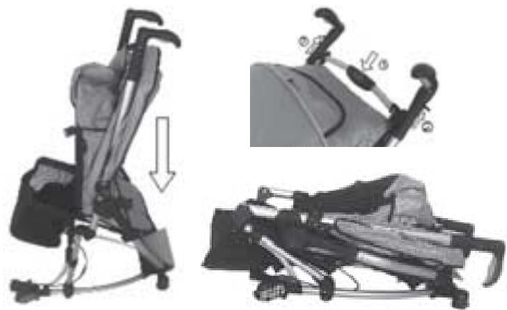 HARTAN I-GO - Folding the stroller - 1