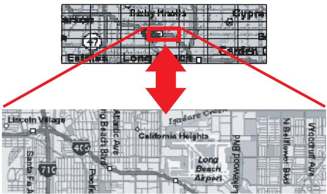 ECLIPSE E-ISRV CD5100 - Affichage du plan de la ville - 2
