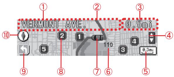 ECLIPSE E-ISRV CD5100 - Mode assistant d'itinéraire - 1